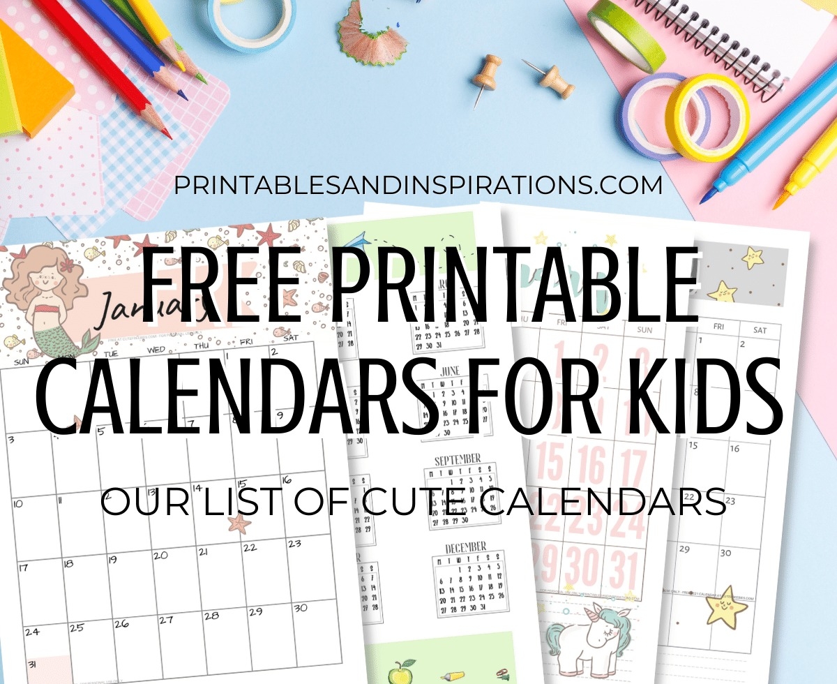 Free Printable 2025 Calendar Children