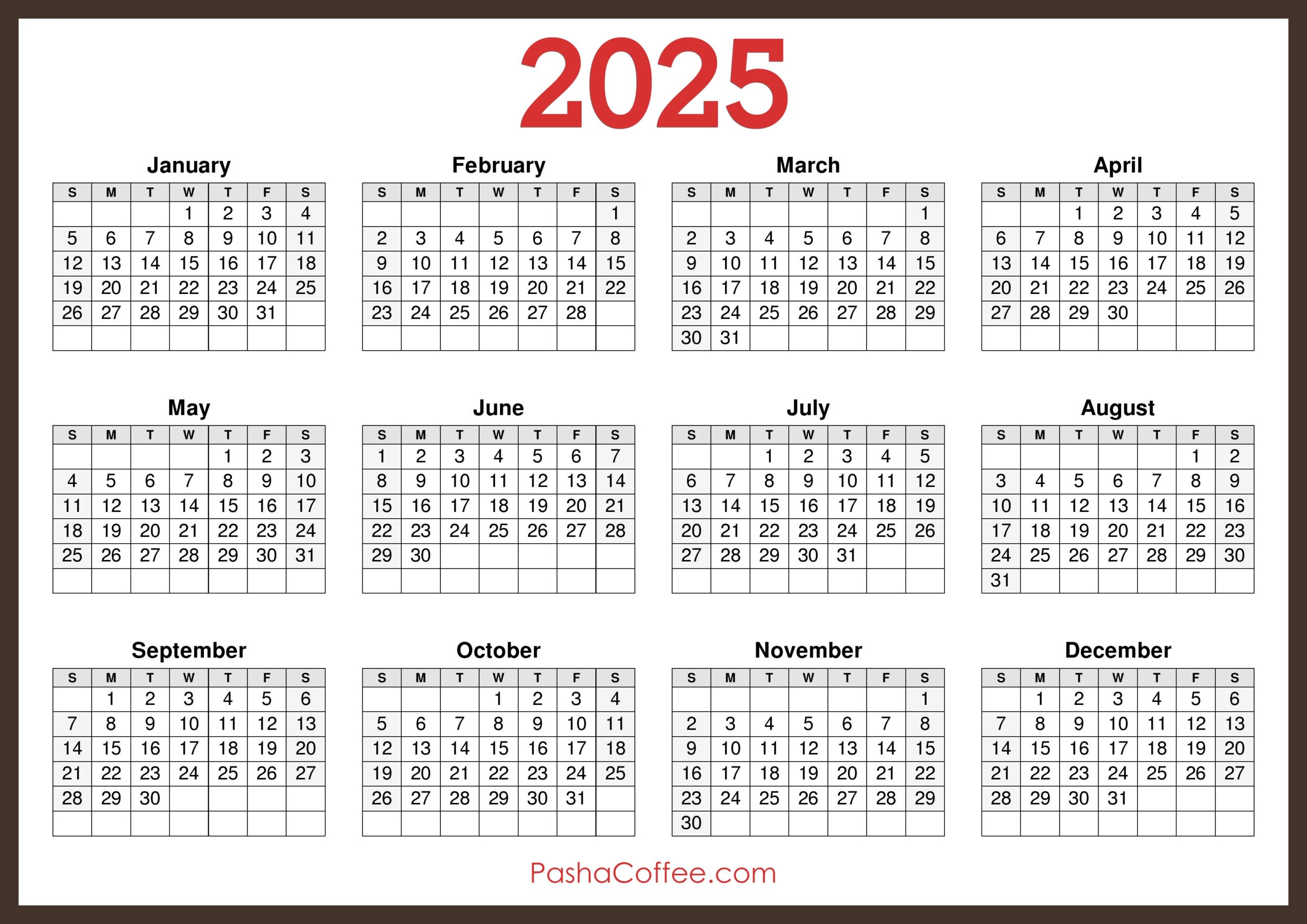 Free Printable 6 Week Calendar 11 19 2025