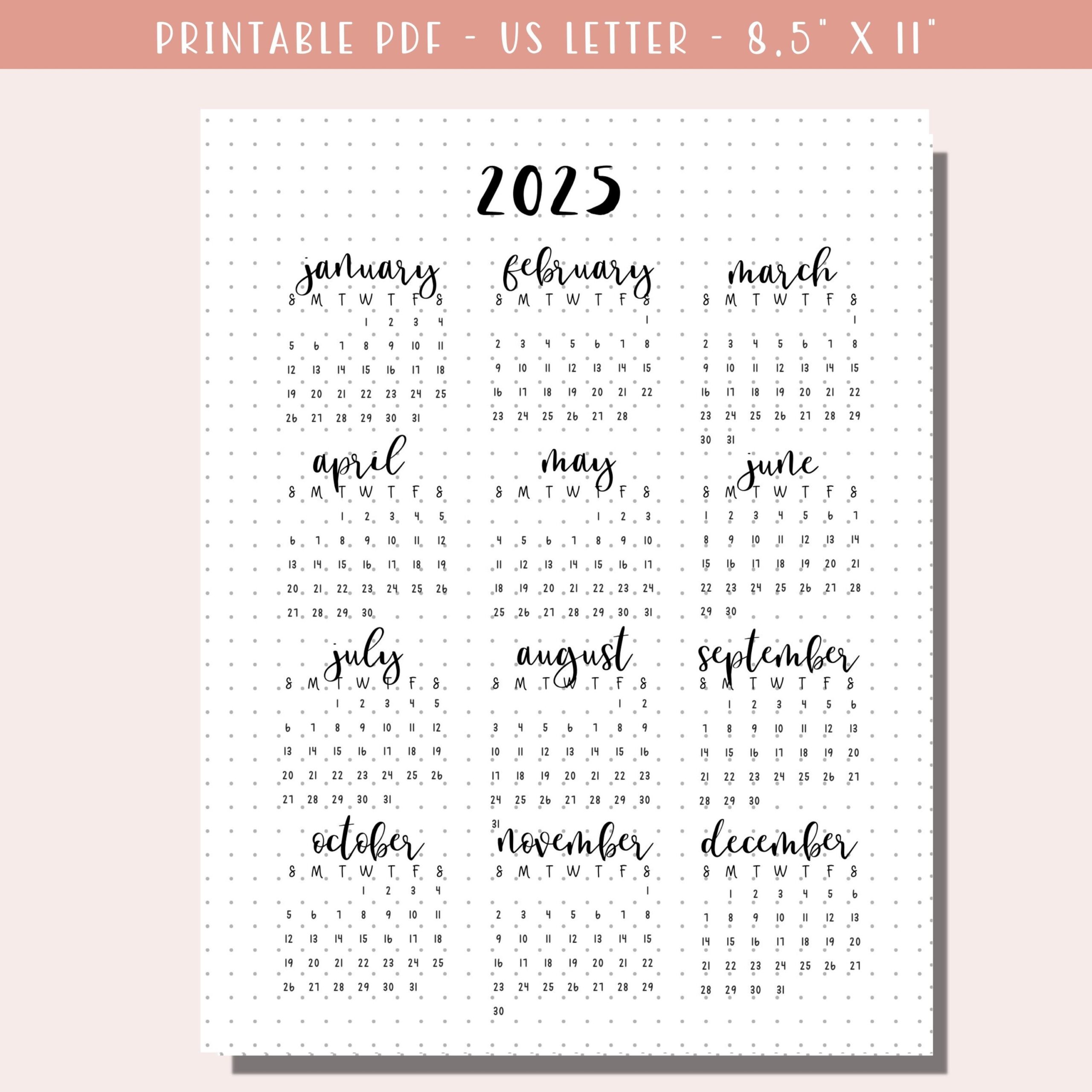 December 2025 Calendar Printable Fit In A5