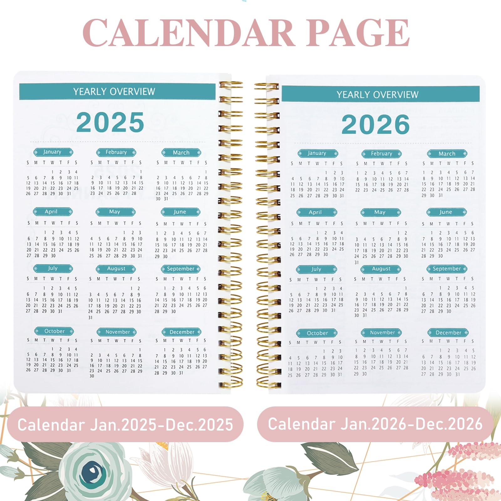 Free Printable 2025 Monthly Calendar Waterproof Paper