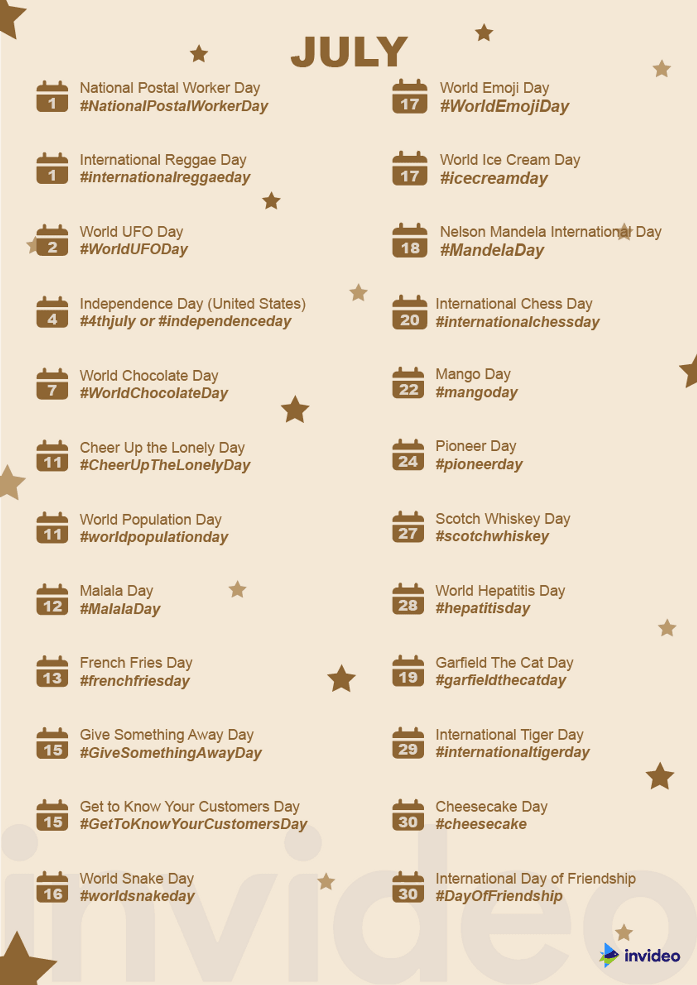 2025 s Complete List Of Social Media Holidays With Hashtags