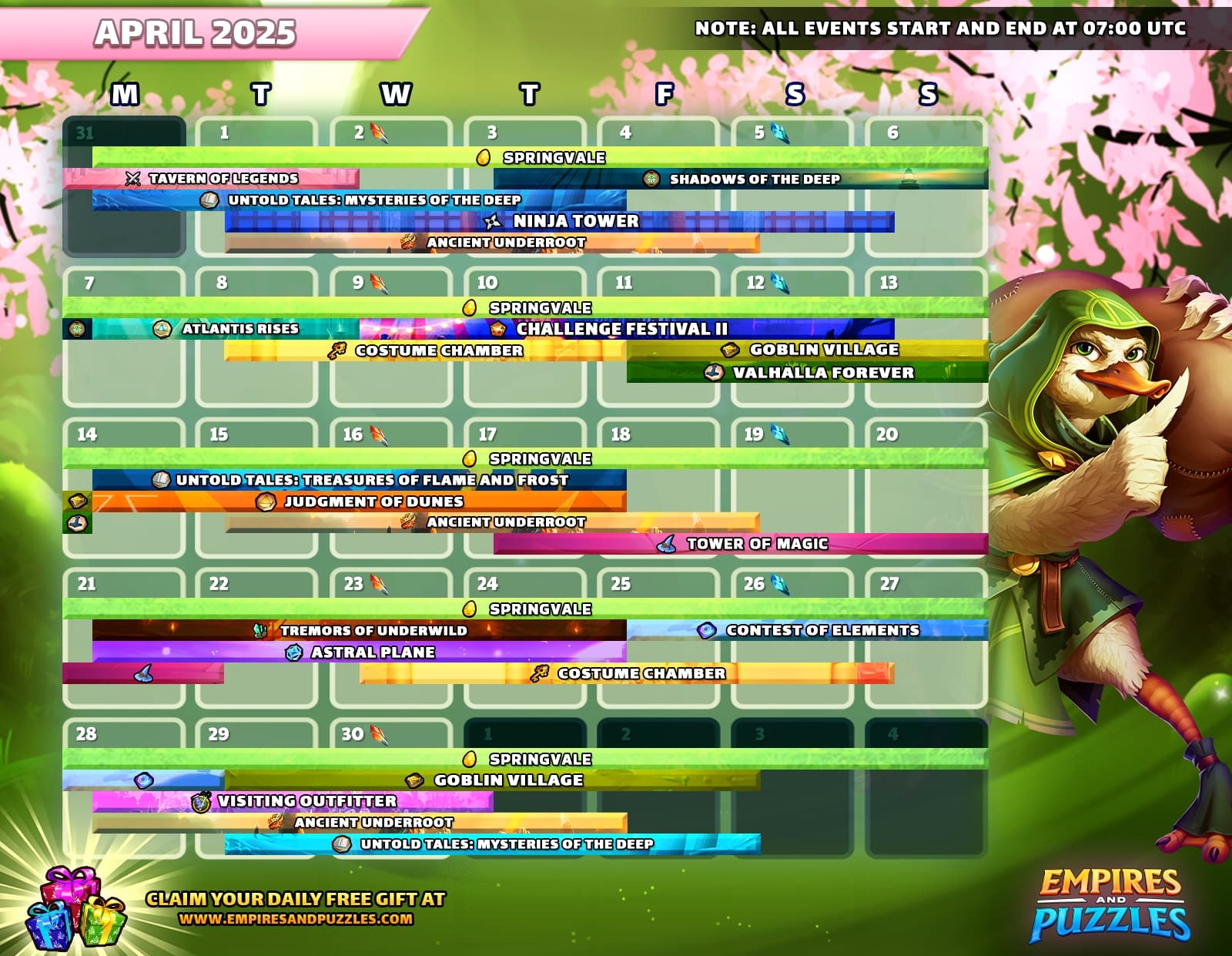 Calendar Of Events For April 2025 News U0026 Updates Empires 