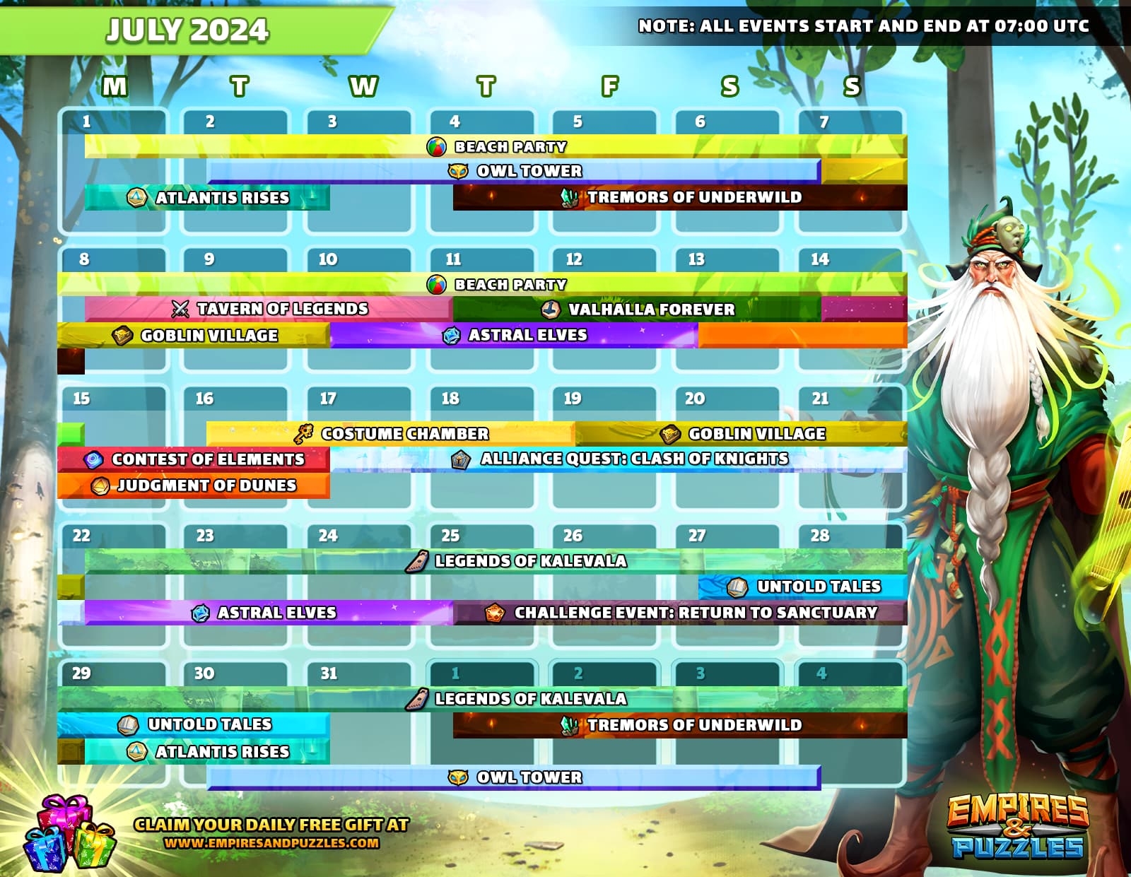 Calendar Of Events For July 2024 News U0026 Updates Empires 