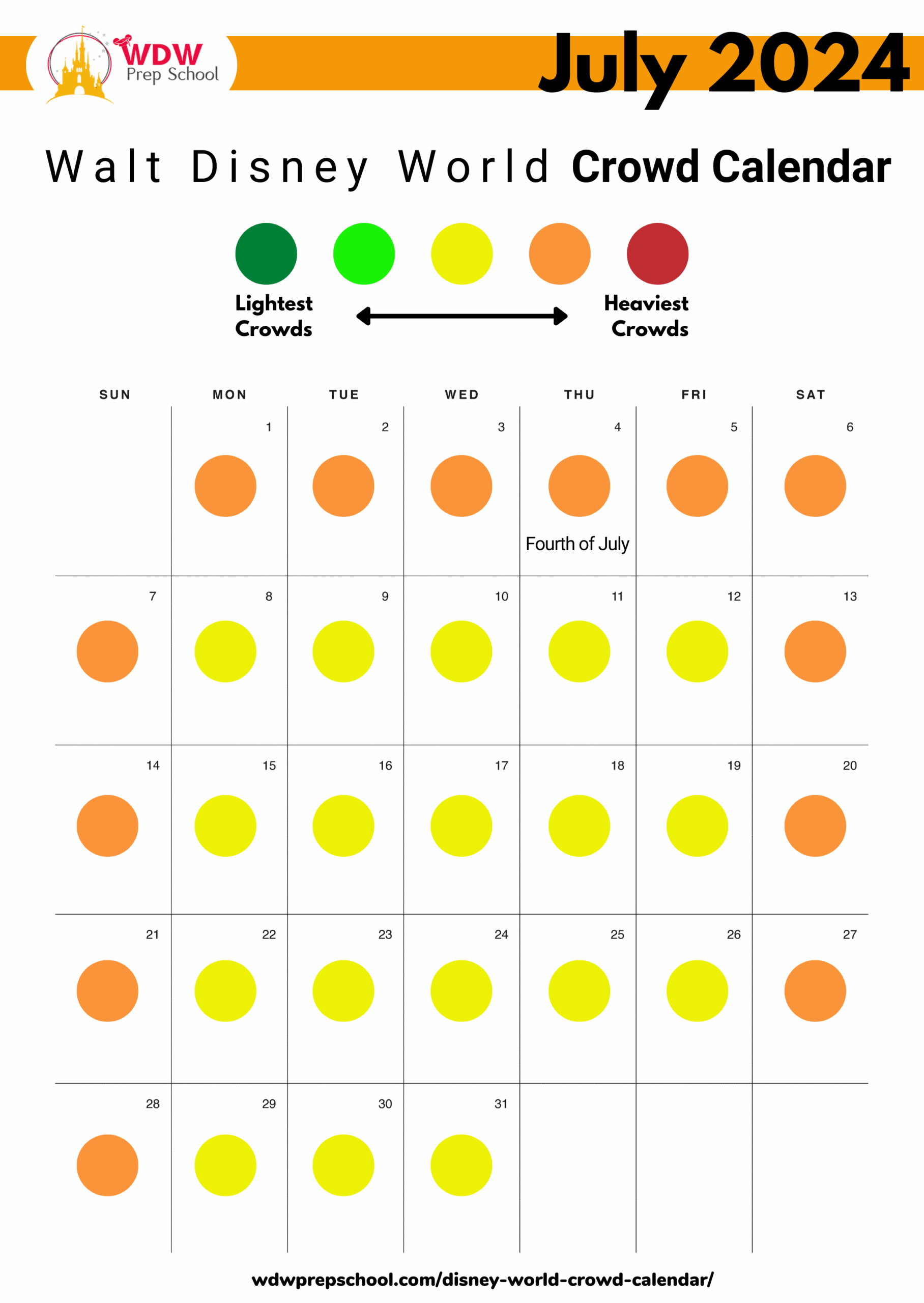 July 2025 At Disney World Crowd Calendar Weather What To Wear 