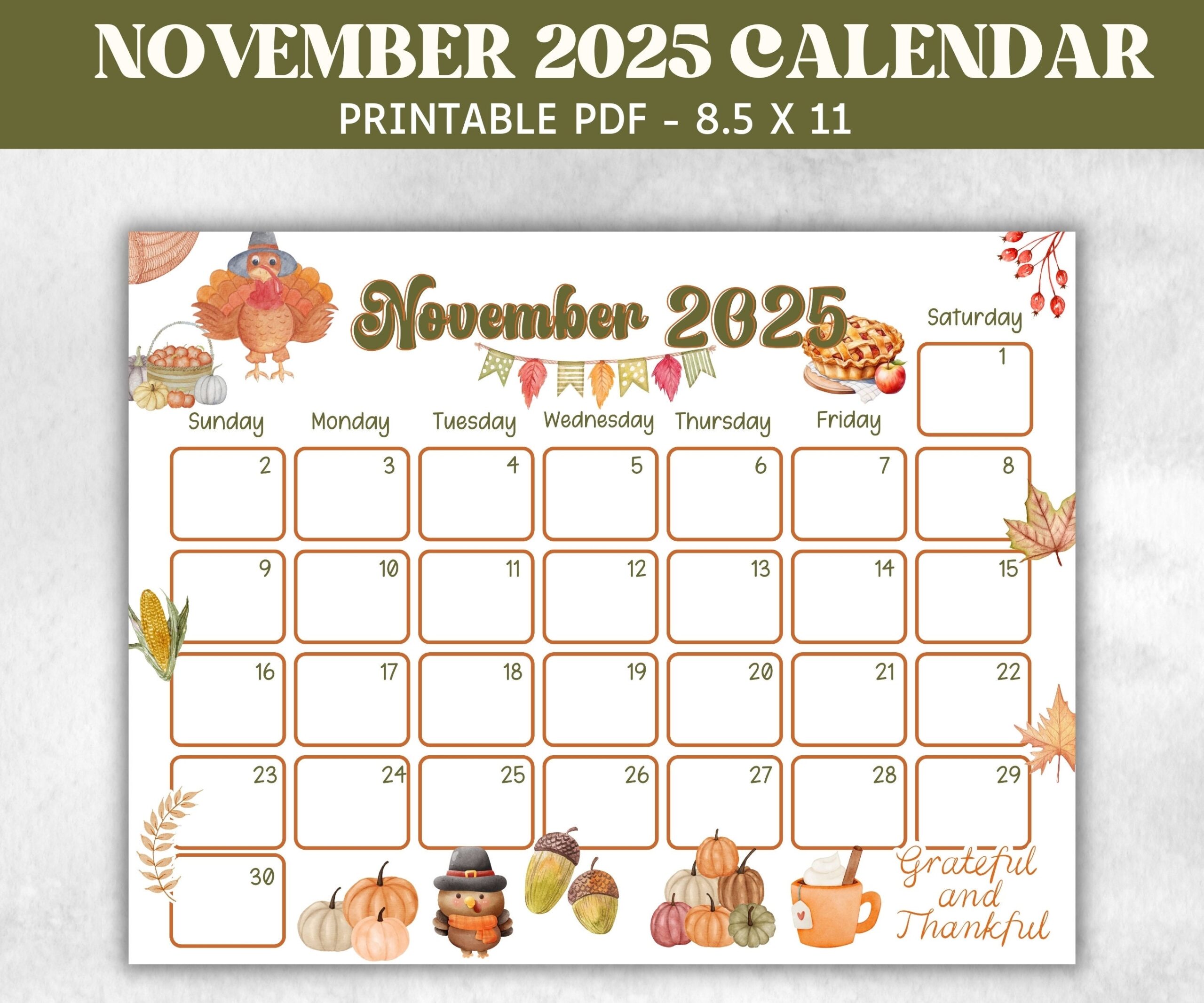 Printable Calendars November 2025