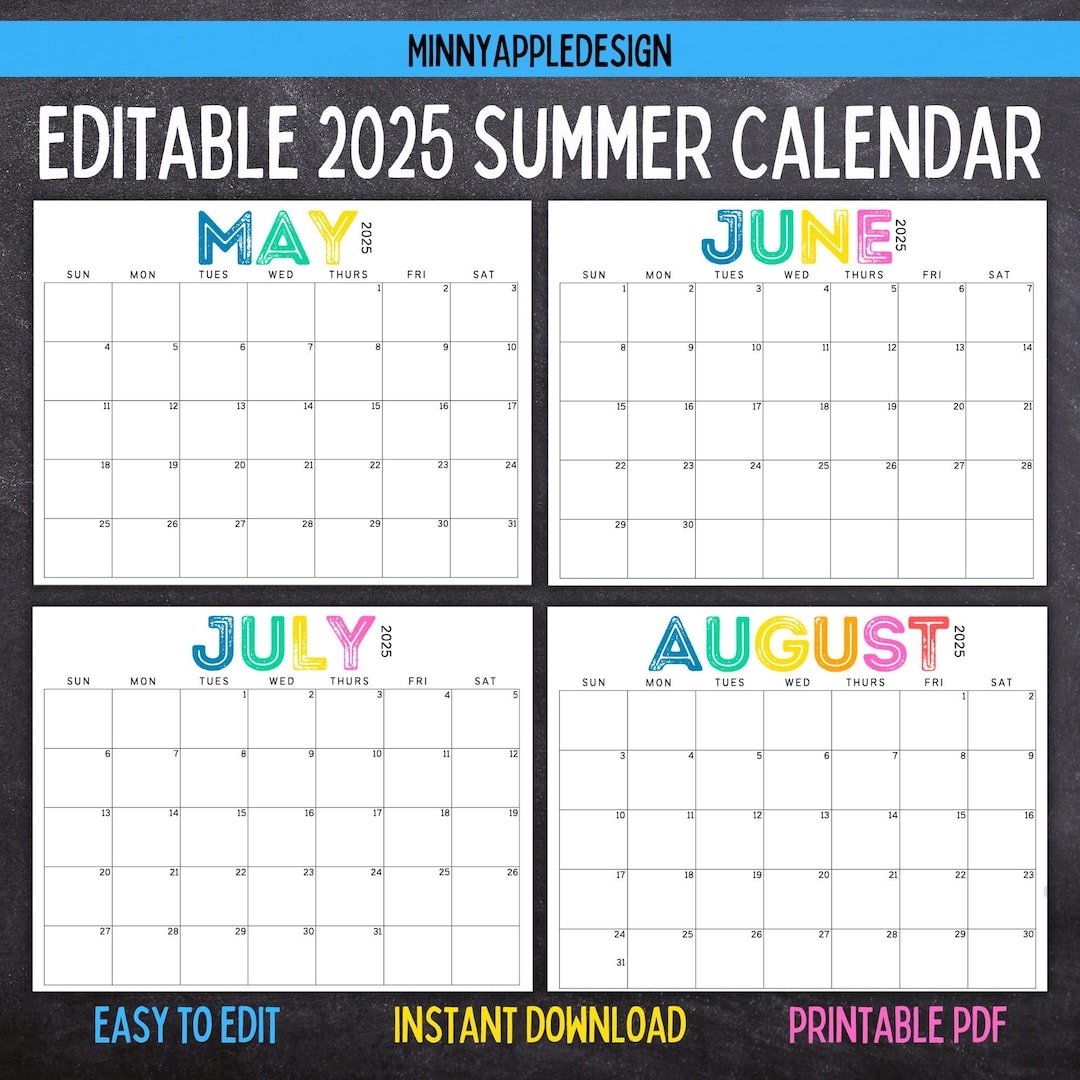 Printable Calendar June And July 2025