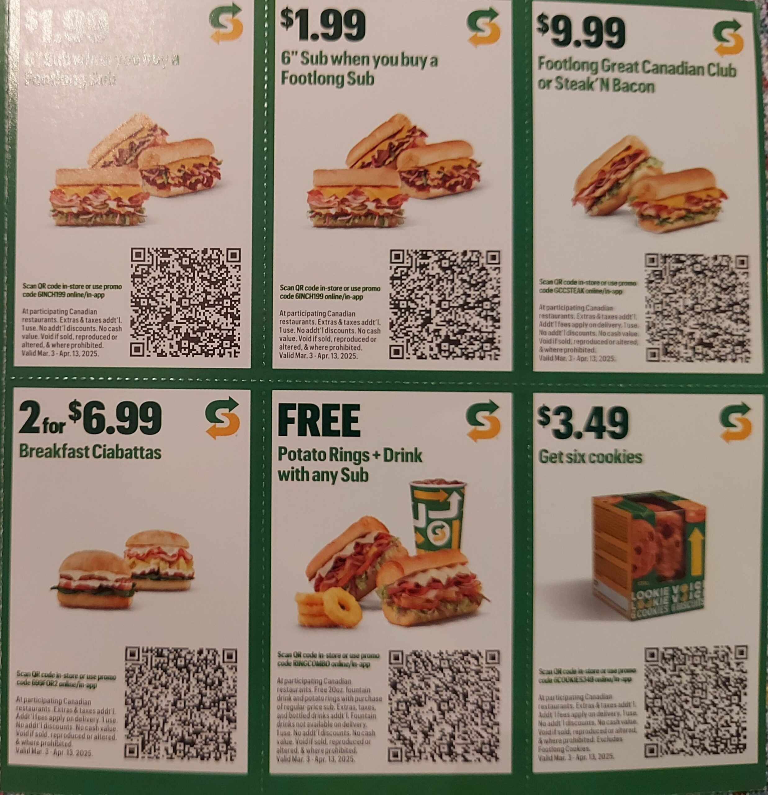 Subway Subway Coupon Codes March 2025 April 2025 RedFlagDeals 