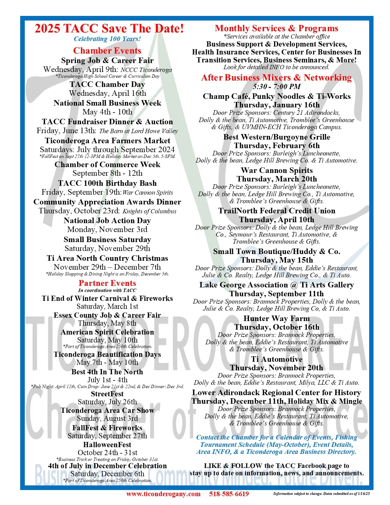 July Calendar Of Events 2025