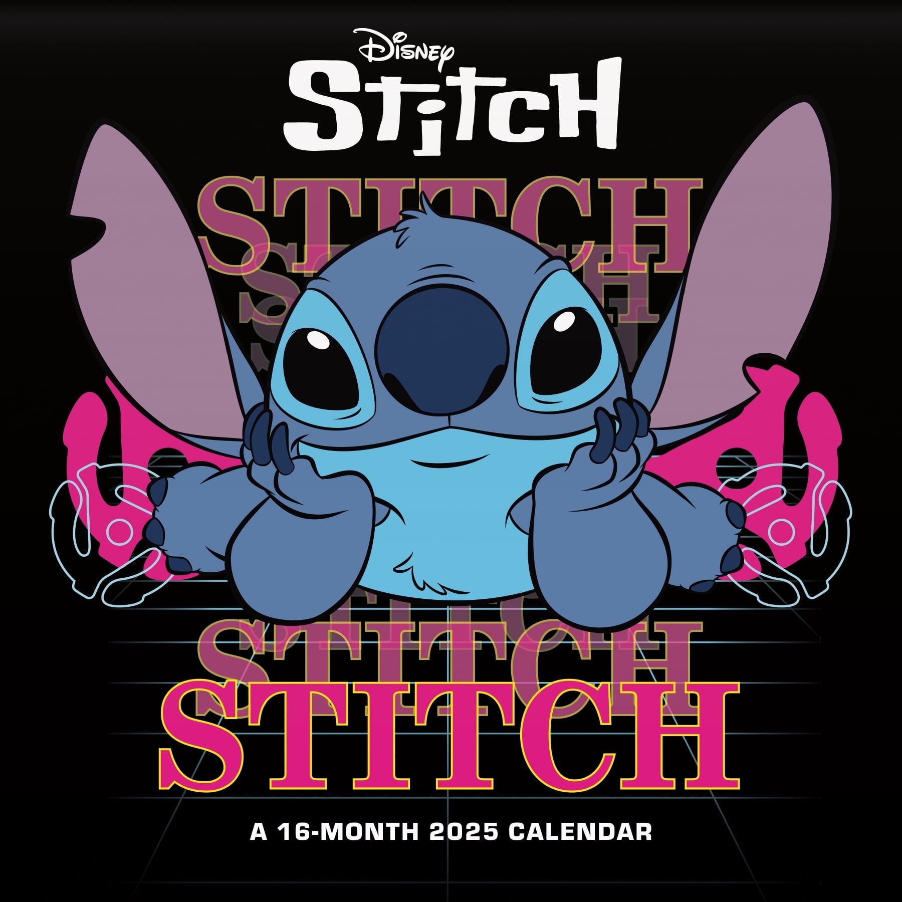 Trends International 2025 Disney Lilo U0026 Stitch Wall Calendar Walmart